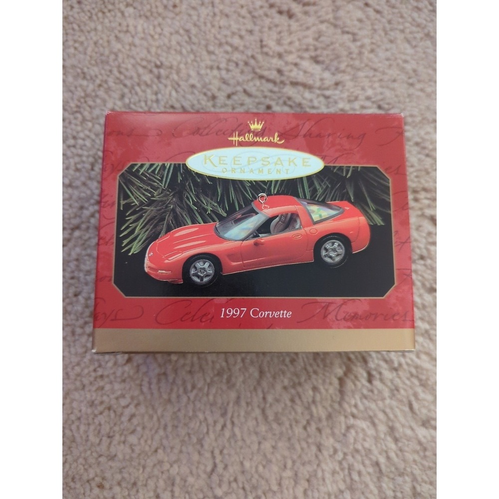 Hallmark Keepsake Ornament 1997 Torch Red Chevrolet Corvette Orig Box
